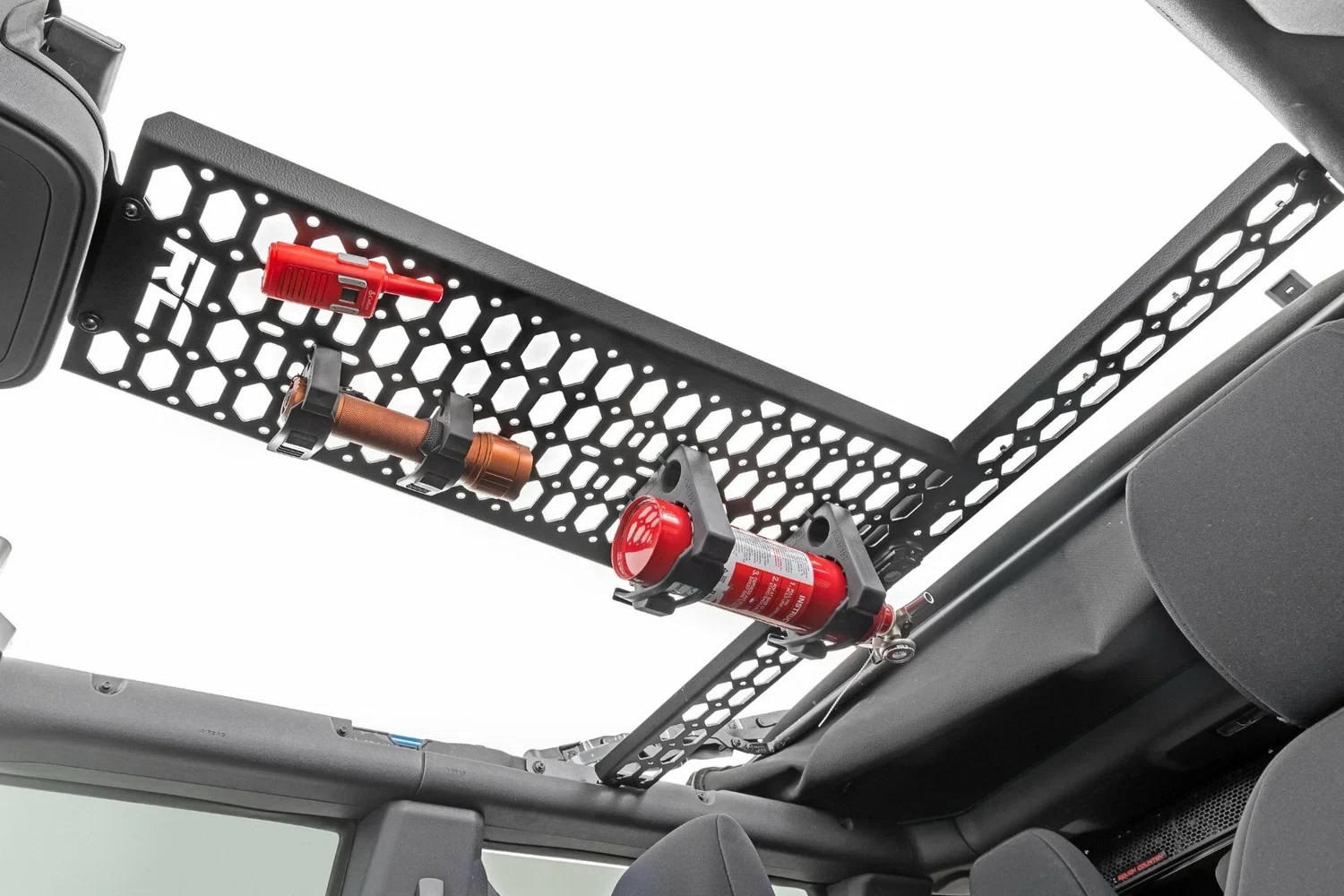 Fits Ford Bronco 4WD(21-24) Molle Mounting Panel w_LED Dome Light Overhead 51124